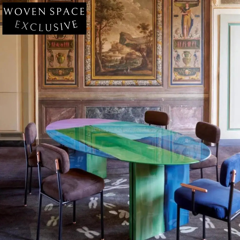 Sleek Northern Modern Dining Table Set, Durable Plywood & MDF, Versatile Design