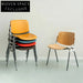 Sleek Plywood & Metal Modern Dining Chair for Cafe & Restaurant