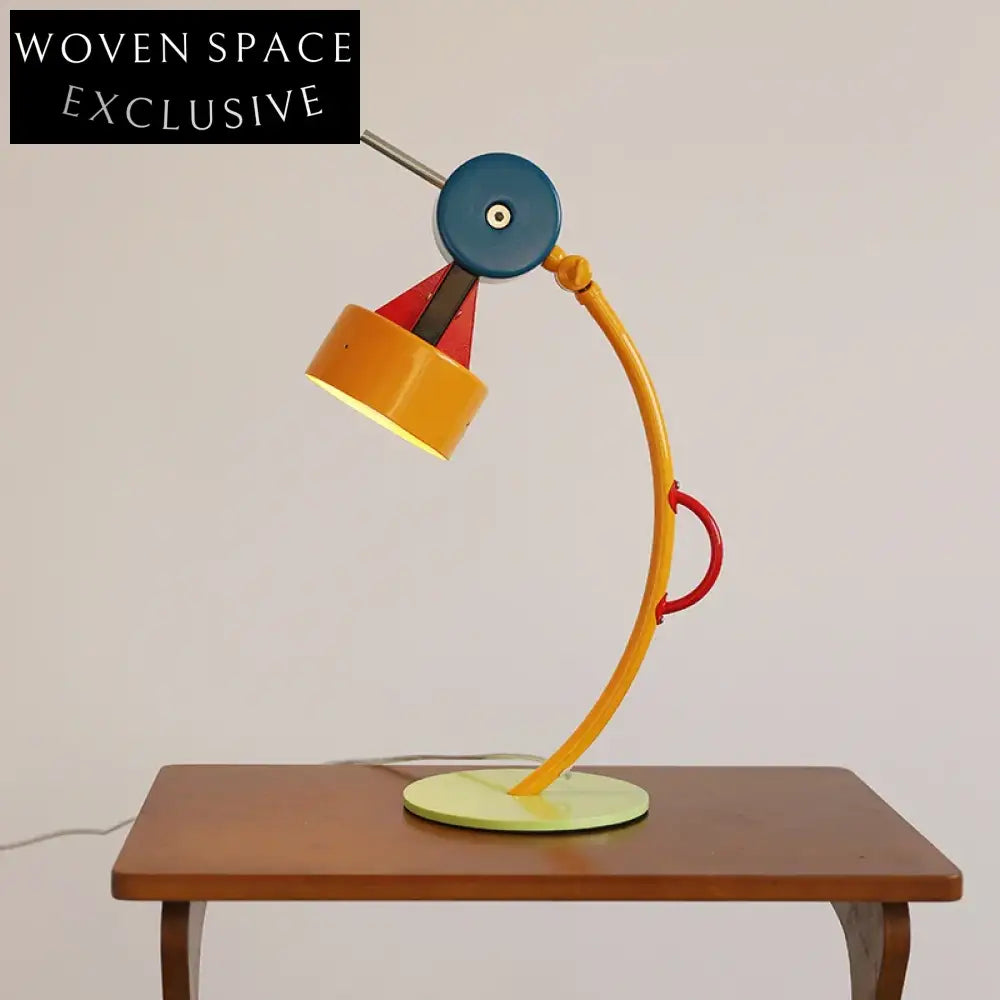 Sleek Postmodern Metal LED Desk Reading Lamp for Home Office Study