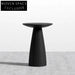 Sleek Round Fiberglass Coffee Table Side Table Accent Piece
