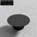 Sleek Round Fiberglass Coffee Table Side Table Accent Piece