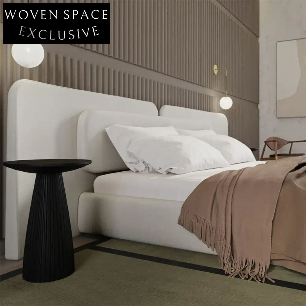 Sleek Round Fiberglass Coffee Table Side Table Accent Piece