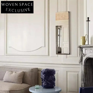 Sleek Stainless Steel Full Length Dressing Mirror for Modern Home Decor