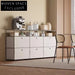 Sleek Steel Frame Sideboard Cabinet with Drawers for Modern Living