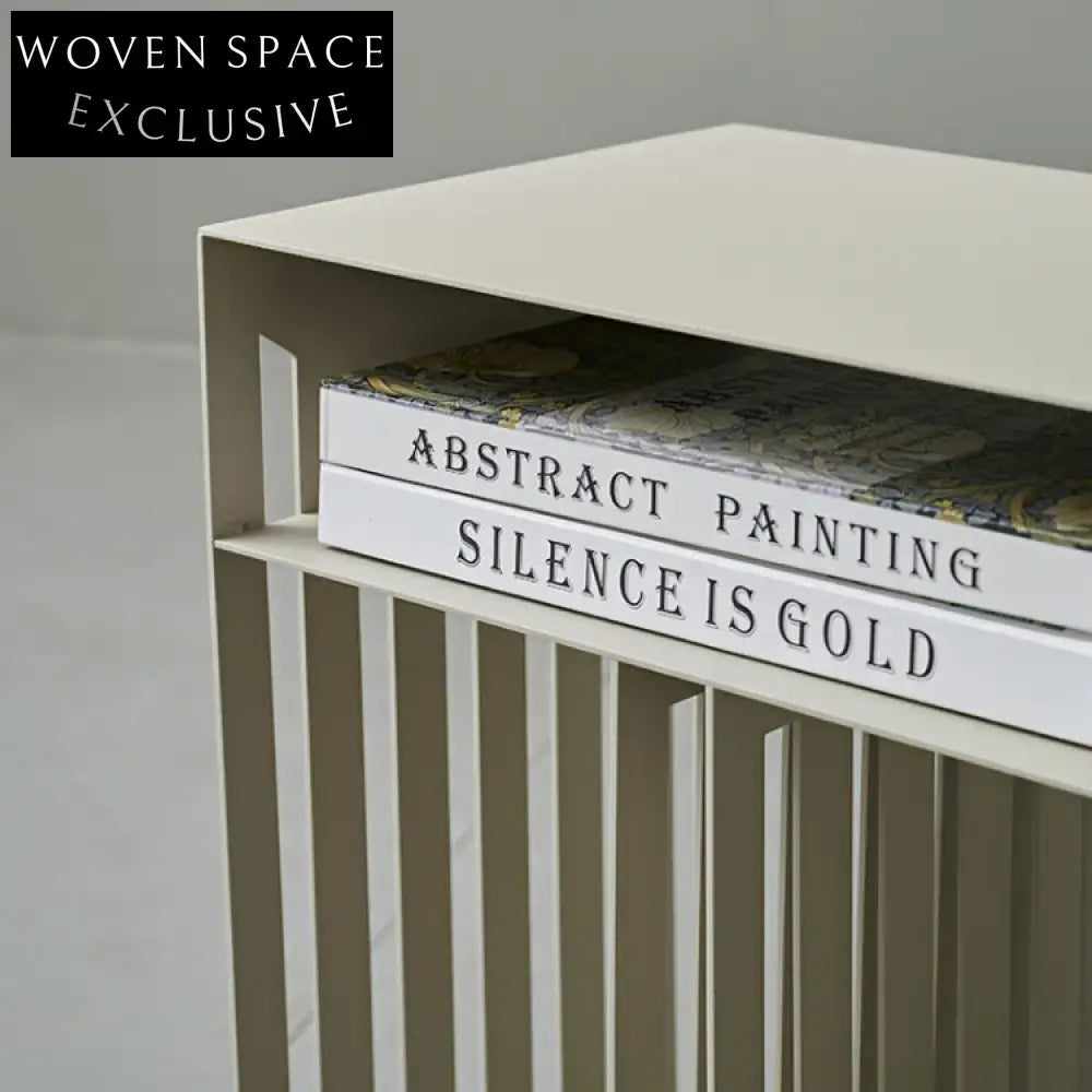 Sleek U-Shape Metal Sofa End Table, Modern Living Room Side Coffee Table