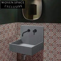 Sleek Wall Hung Artificial Stone Bathroom Basin – Space Saving Modern Sink