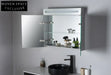 Sleek Wall Mounted LED Bathroom Mirror Cabinet with Storage and Illumination