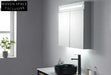 Sleek Wall Mounted LED Bathroom Mirror Cabinet with Storage and Illumination