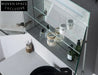 Sleek Wall Mounted LED Bathroom Mirror Cabinet with Storage and Illumination