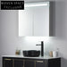 Sleek Wall Mounted LED Bathroom Mirror Cabinet with Storage and Illumination