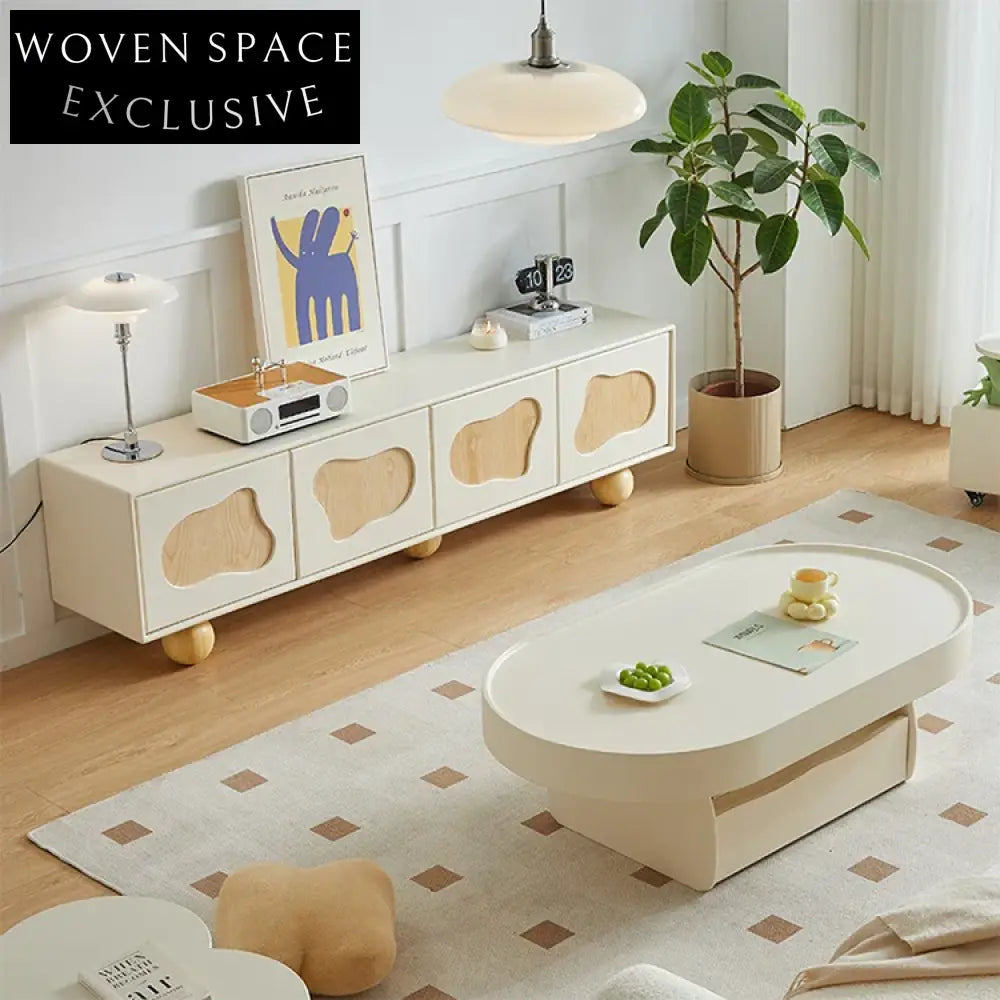 Sleek White Modern Wooden Storage Cabinet with Four Drawers and Tapered Legs