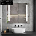 Smart Dimmable LED Anti-Fog Touch Control Bathroom Vanity Mirror