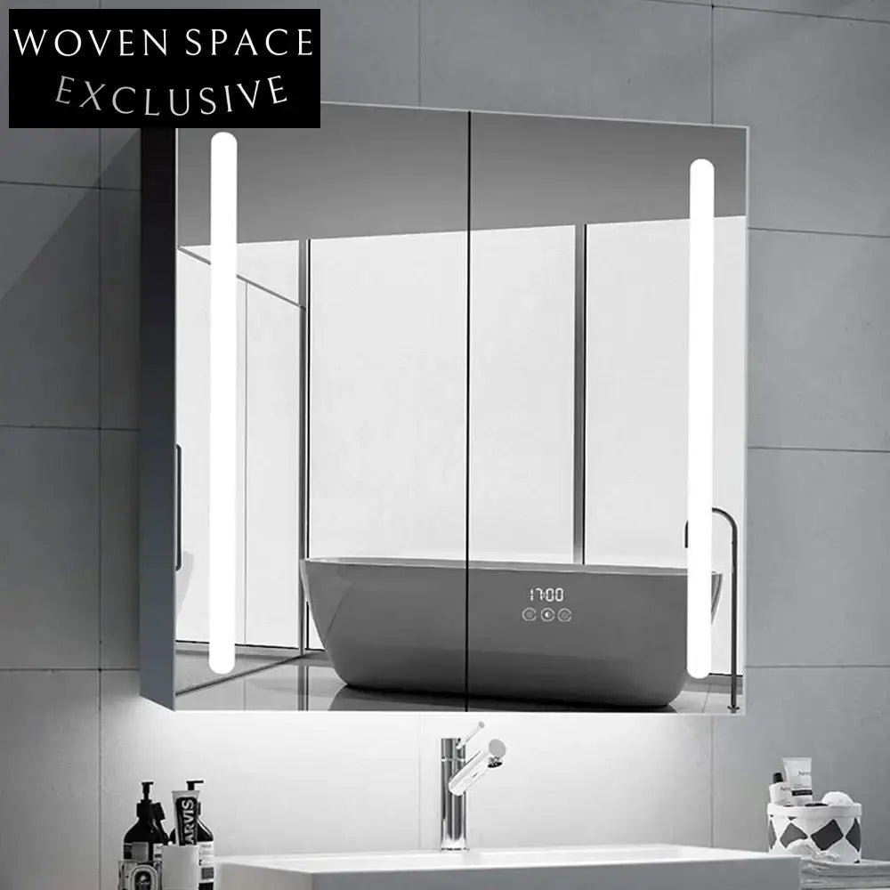 Smart Dimmable LED Anti-Fog Touch Control Bathroom Vanity Mirror