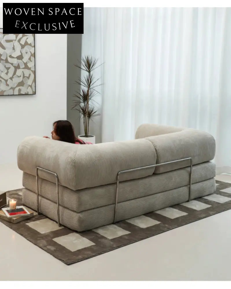 sofa bed is a detachable and washable fabric dual-use folding sofa for small apartments. It is simple creative and