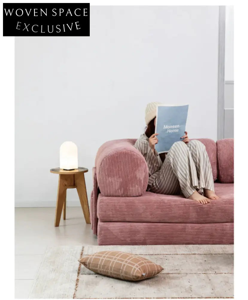 sofa bed is a detachable and washable fabric dual-use folding sofa for small apartments. It is simple creative and