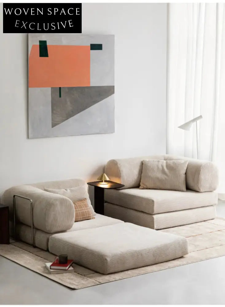 sofa bed is a detachable and washable fabric dual-use folding sofa for small apartments. It is simple creative and