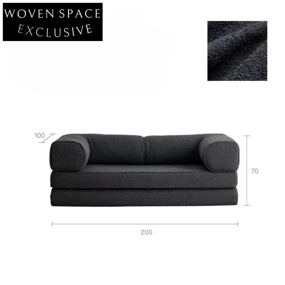 sofa bed is a detachable and washable fabric dual-use folding sofa for small apartments. It is simple creative and