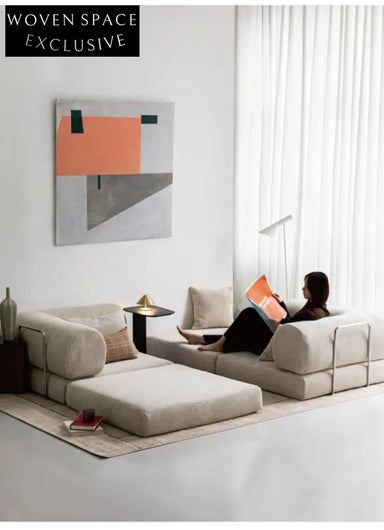 sofa bed is a detachable and washable fabric dual-use folding sofa for small apartments. It is simple creative and