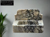 Sofia Calacatta Viola Marble Backsplash Sink