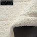 Soft Cream Minimalist Area Rug, Plush Long Hair for Living Room