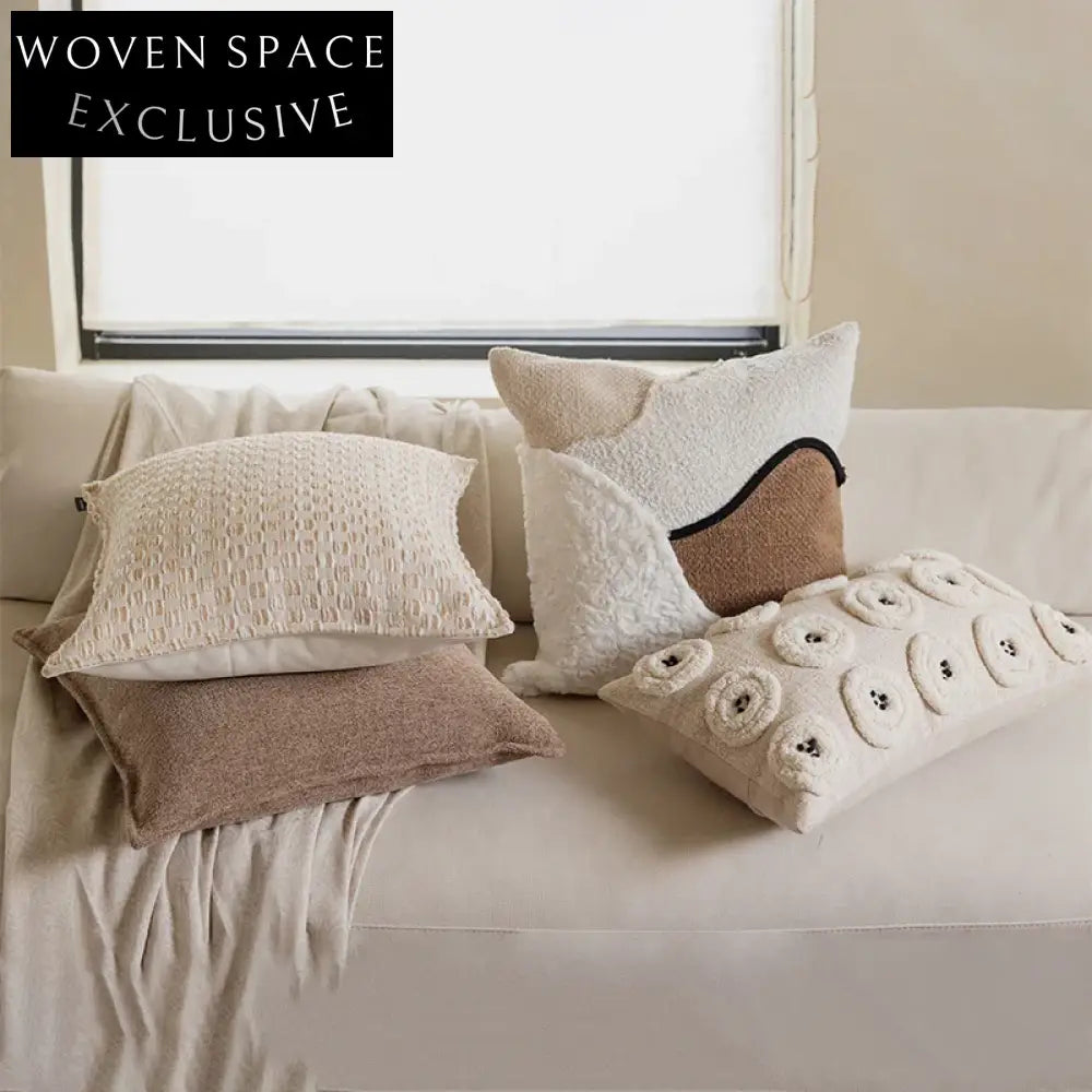 Soft Decorative Cotton Cover Sofa Cushions for Living Room Home Decor Pillows