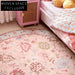 Soft Geometric Pattern Polyester Washable Area Rug for Kids' Spaces