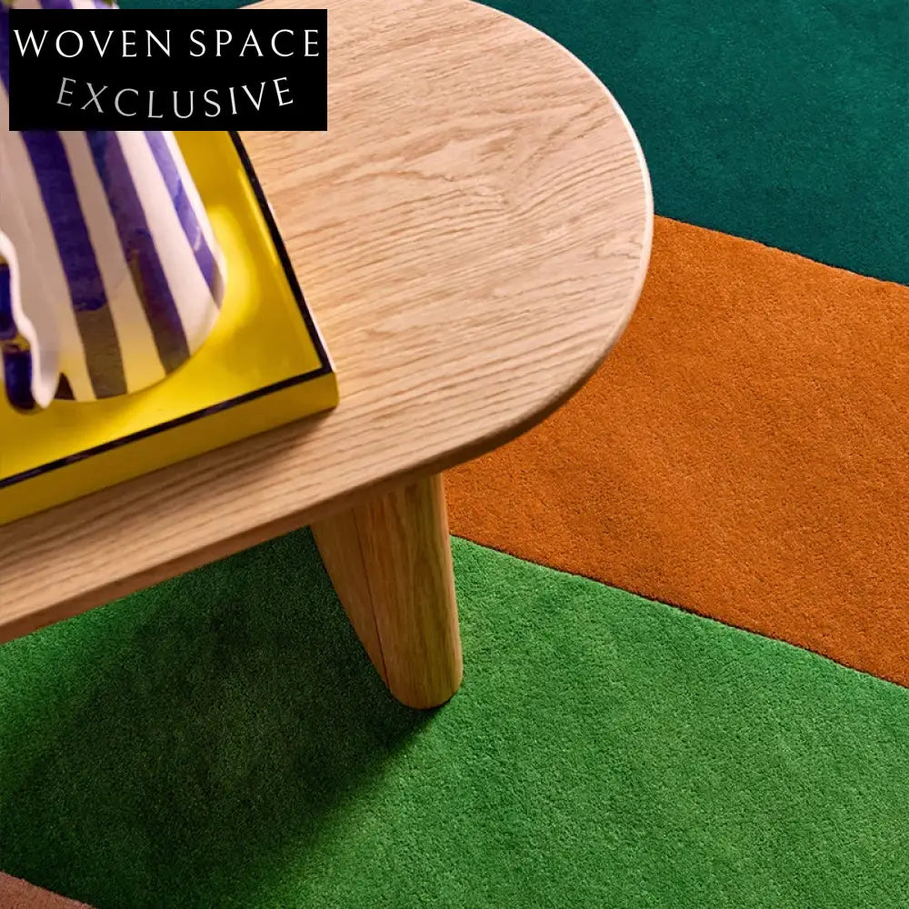 Soft Geometric Polyester Area Rug for Living Room, Bedroom, Modern Carpet