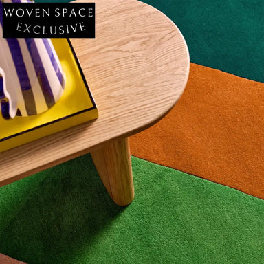 Soft Geometric Polyester Area Rug for Living Room, Bedroom, Modern Carpet