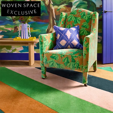 Soft Geometric Polyester Area Rug for Living Room, Bedroom, Modern Carpet