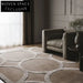 Soft Modern Wave Pattern Area Rug - Plush Custom Bedroom Living Room Mat