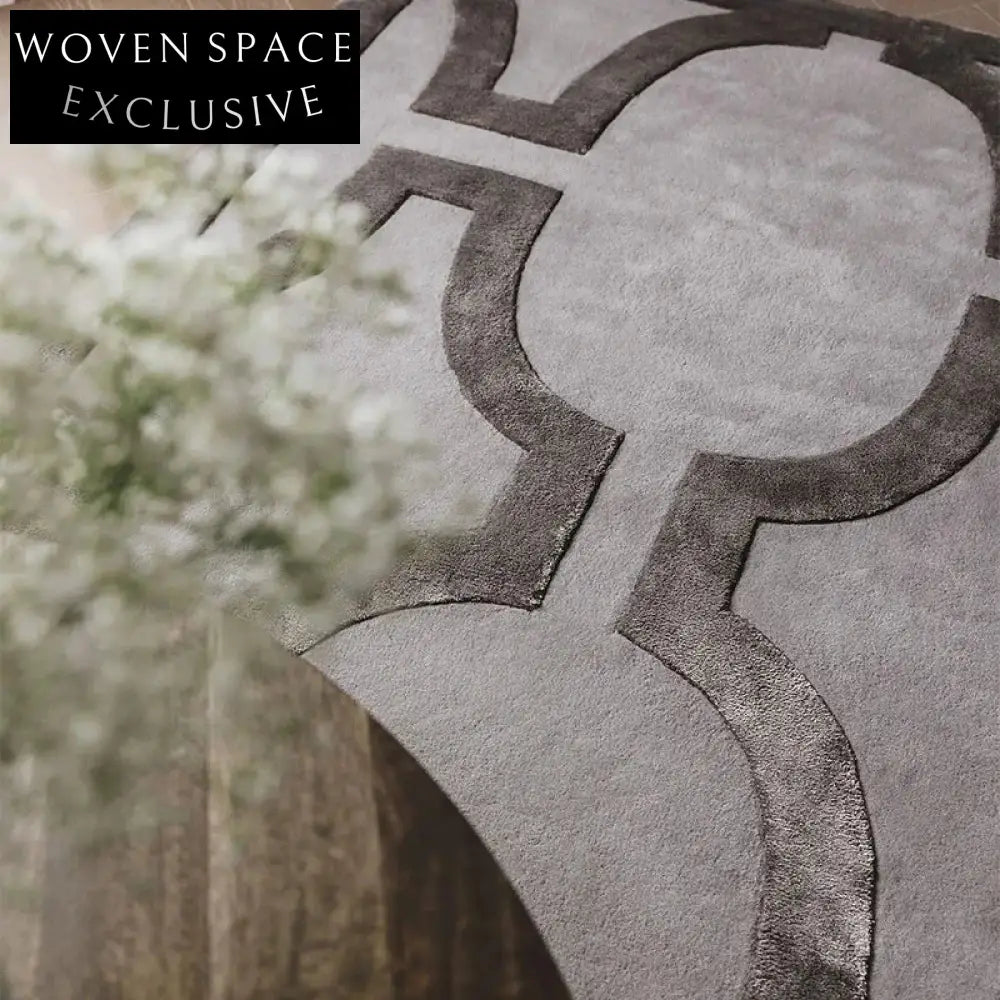 Soft Modern Wave Pattern Area Rug - Plush Custom Bedroom Living Room Mat