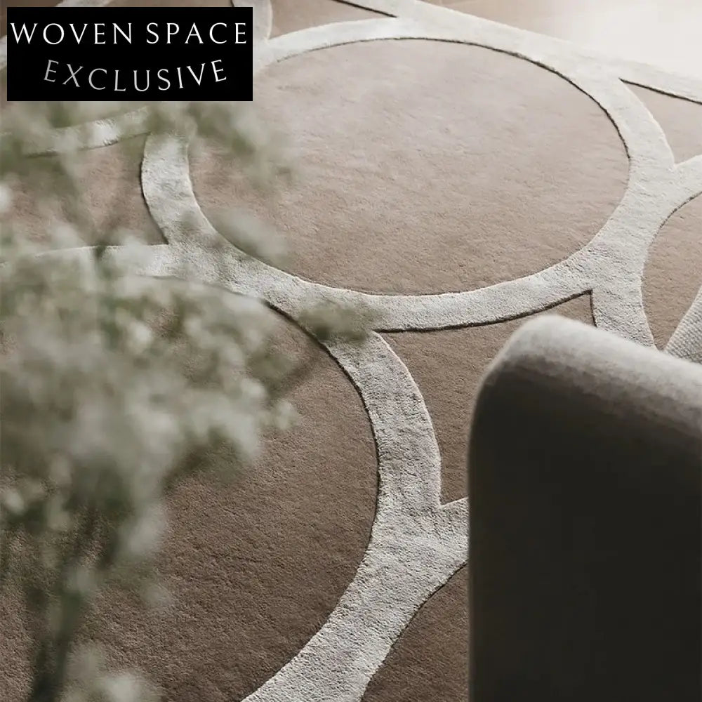 Soft Modern Wave Pattern Area Rug - Plush Custom Bedroom Living Room Mat