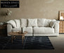 Sole Elegant White Cloud High-End Fabric Sofa (240x102x73)