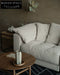 Sole Elegant White Cloud High-End Fabric Sofa (240x102x73)