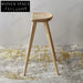 Solid Ash Wood Modern Commercial Dining Kitchen Counter Bar Stool