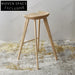 Solid Ash Wood Modern Commercial Dining Kitchen Counter Bar Stool