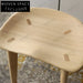 Solid Ash Wood Modern Commercial Dining Kitchen Counter Bar Stool
