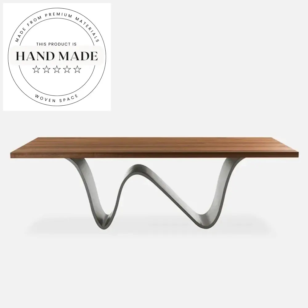 Solid North American Black Walnut Rectangular Large Board Dining Table