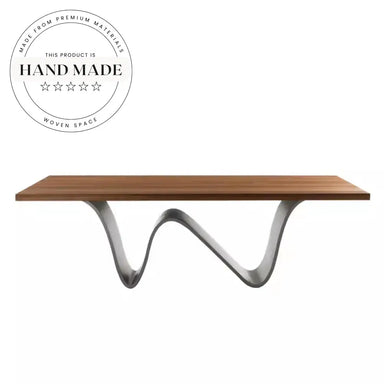 Solid North American Black Walnut Rectangular Large Board Dining Table