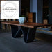 Solid North American Black Walnut Rectangular Large Board Dining Table