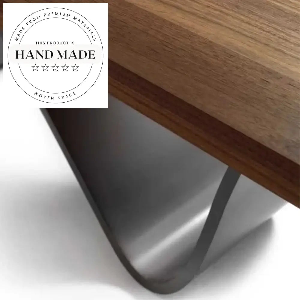 Solid North American Black Walnut Rectangular Large Board Dining Table