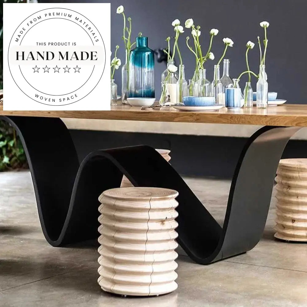 Solid North American Black Walnut Rectangular Large Board Dining Table