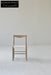 Elegant Nordic Japandi Solid Oak Dining Chair with Comfortable Fabric Seat