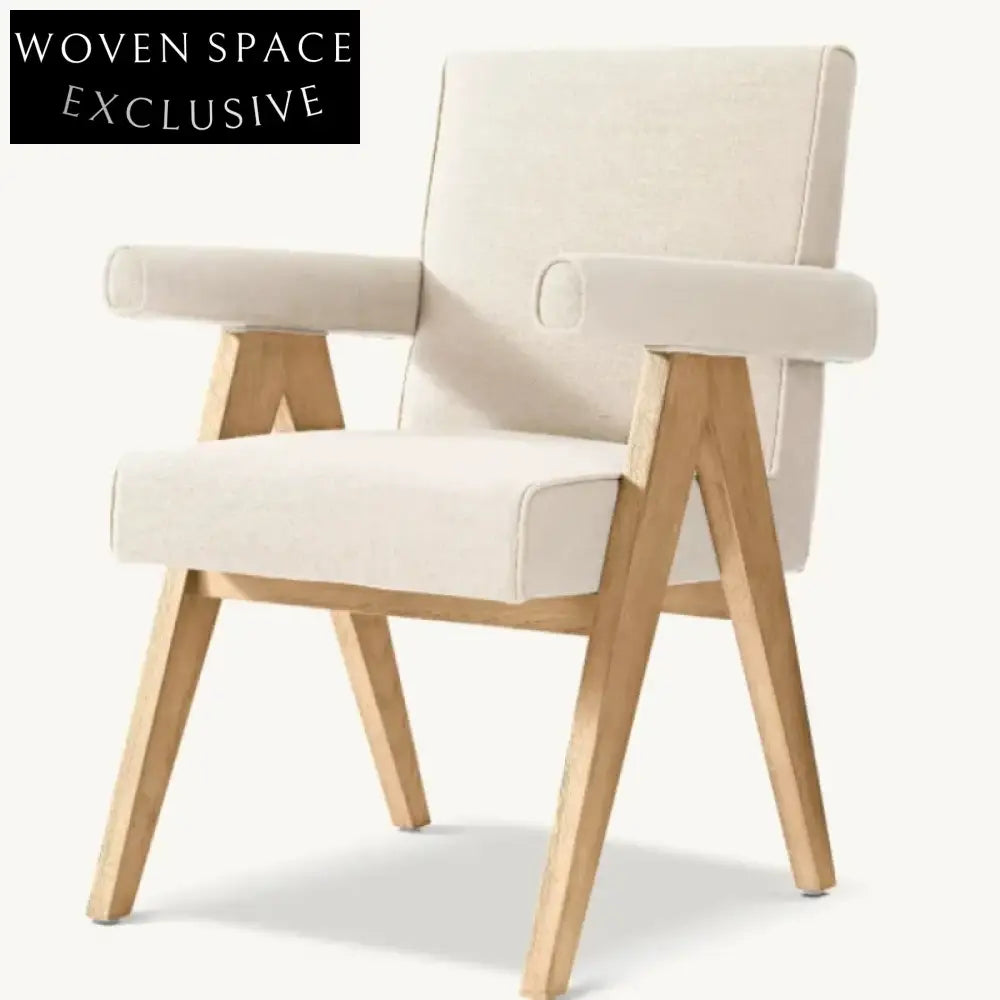 Solid Oak Farmhouse Dining Table and Chair Set - Customizable Design