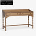 Solid Oak Retro Multi-Use Console Desk for Home & Hotel