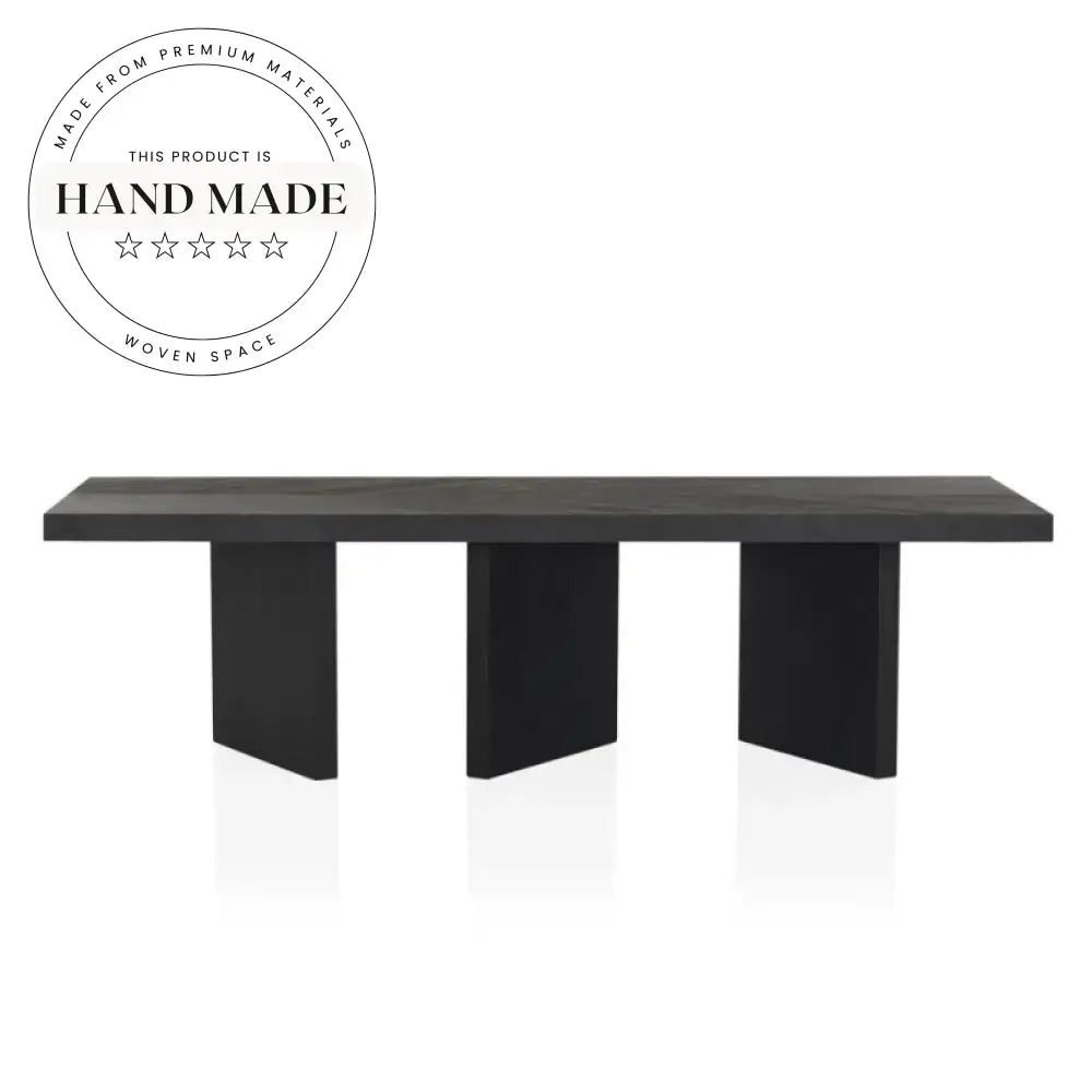 Solid Oak Six to Eight Seater Rectangular Nordic Dining Table