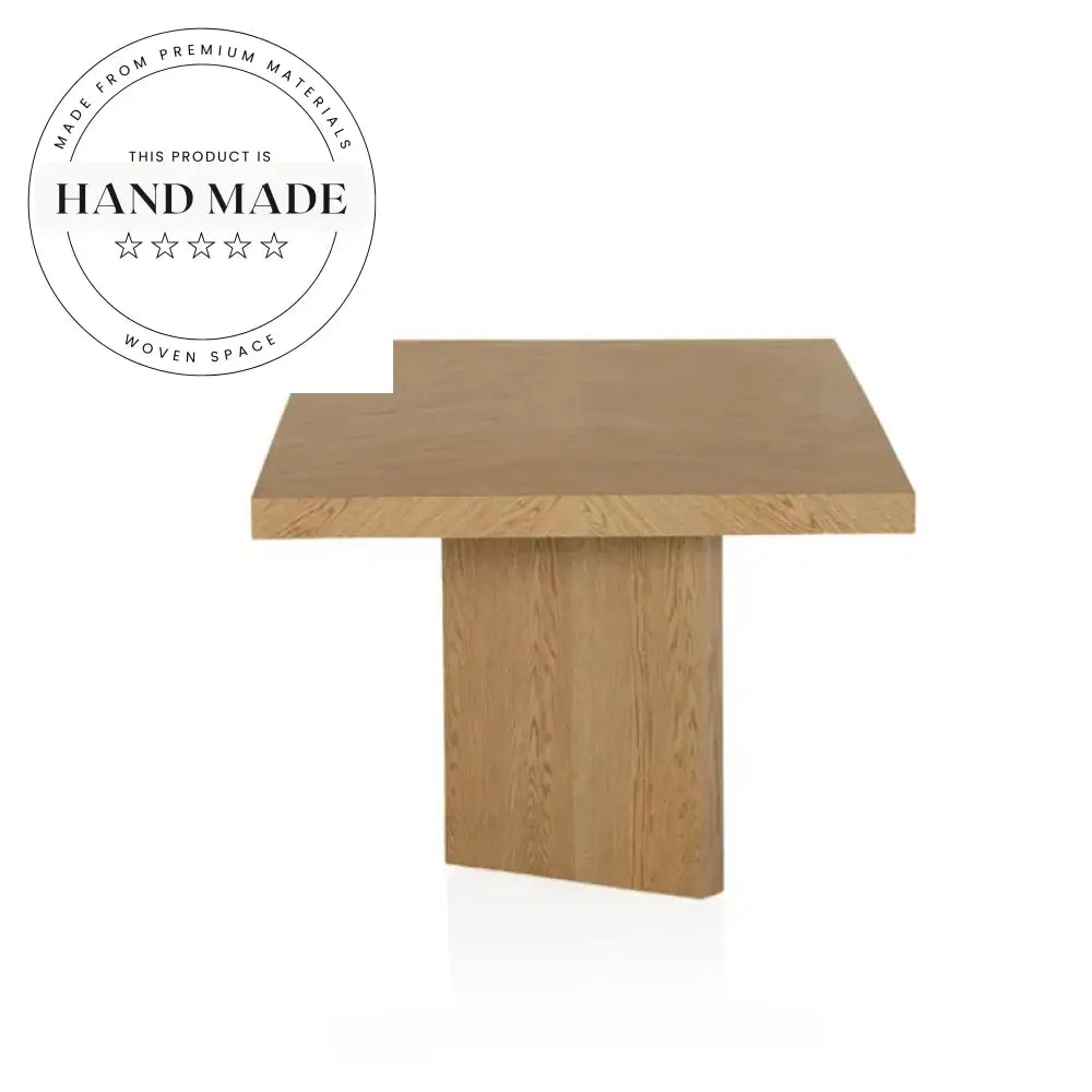 Solid Oak Six to Eight Seater Rectangular Nordic Dining Table