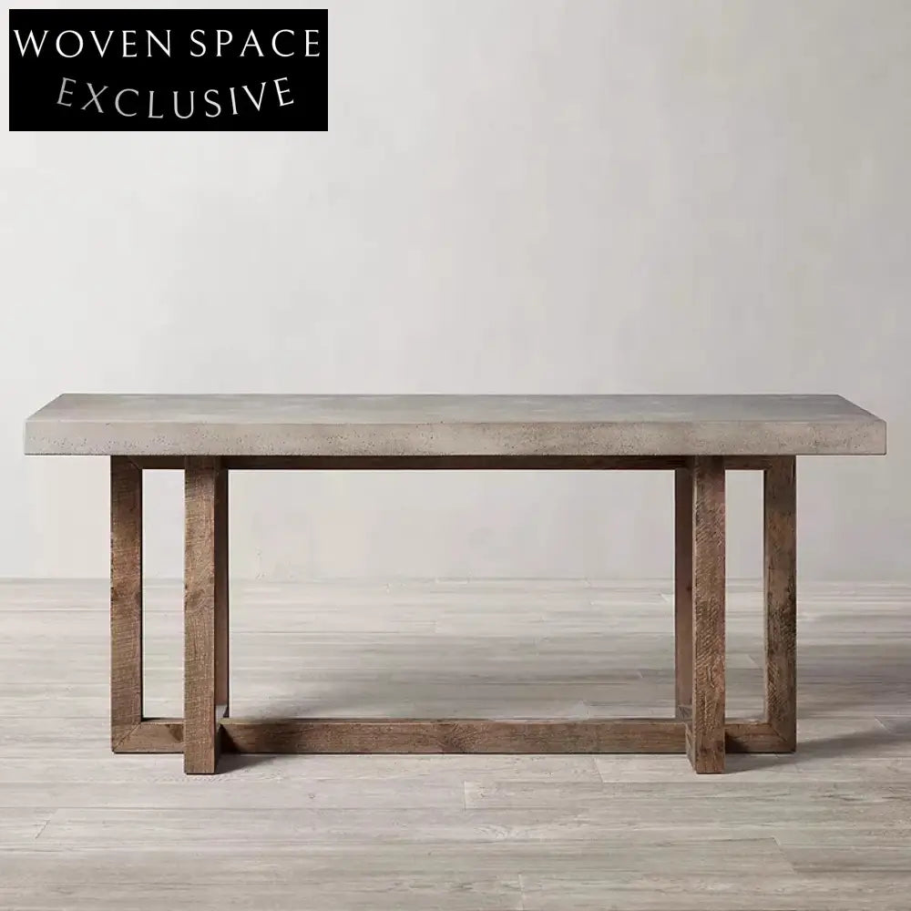 Solid Oak Wood Luxury Design Dressing Table Console Desk for Bedroom