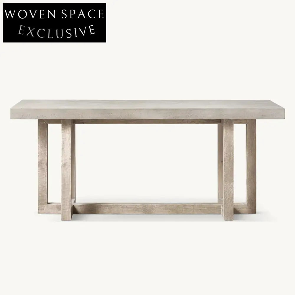 Solid Oak Wood Luxury Design Dressing Table Console Desk for Bedroom