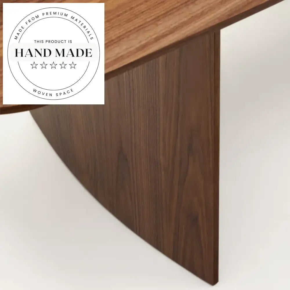 Solid Walnut Wood Modern Nordic Rectangle Seating Large Dining Table
